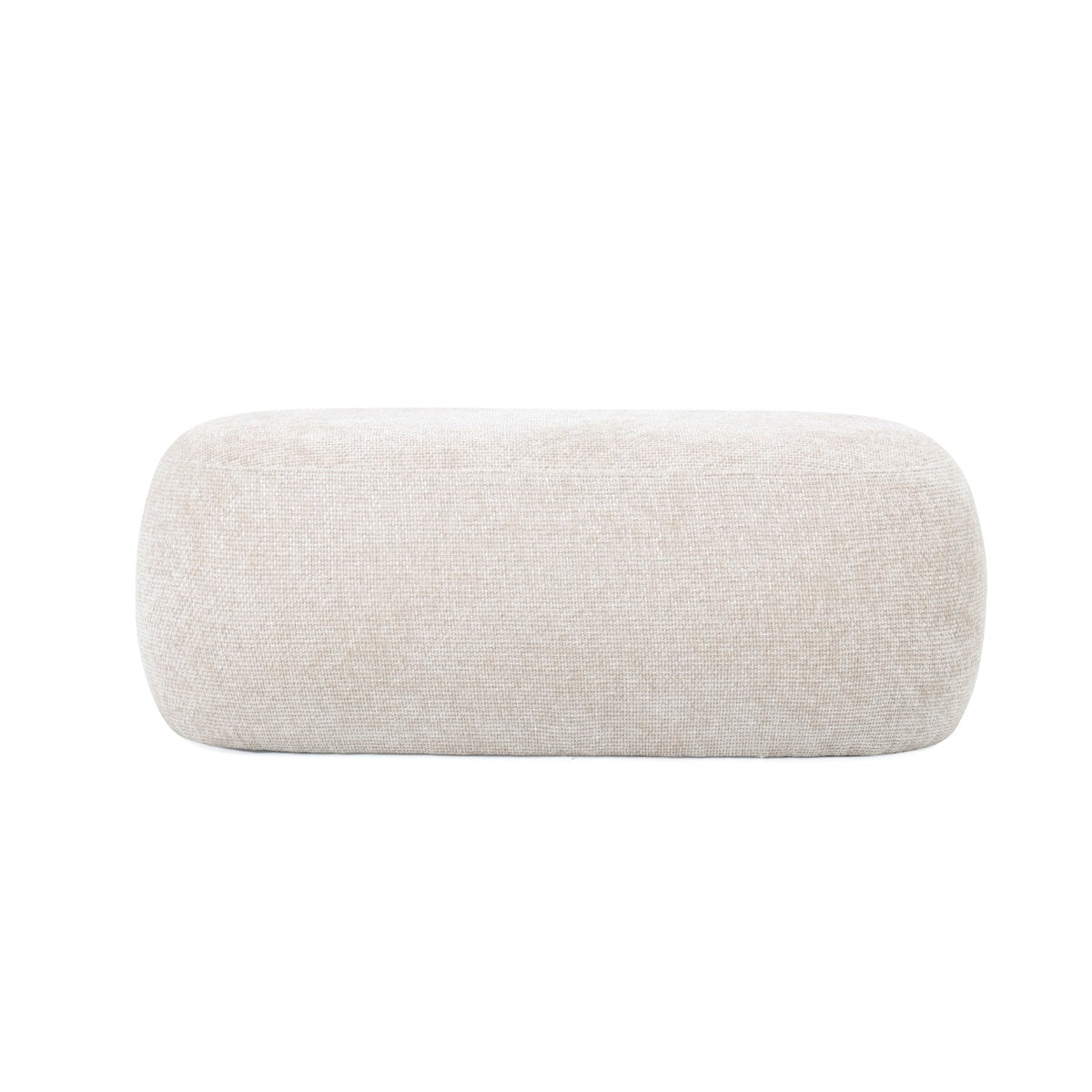 Giga Meubel Poef Sarah - Stof - Beige - 100x50x38cm
