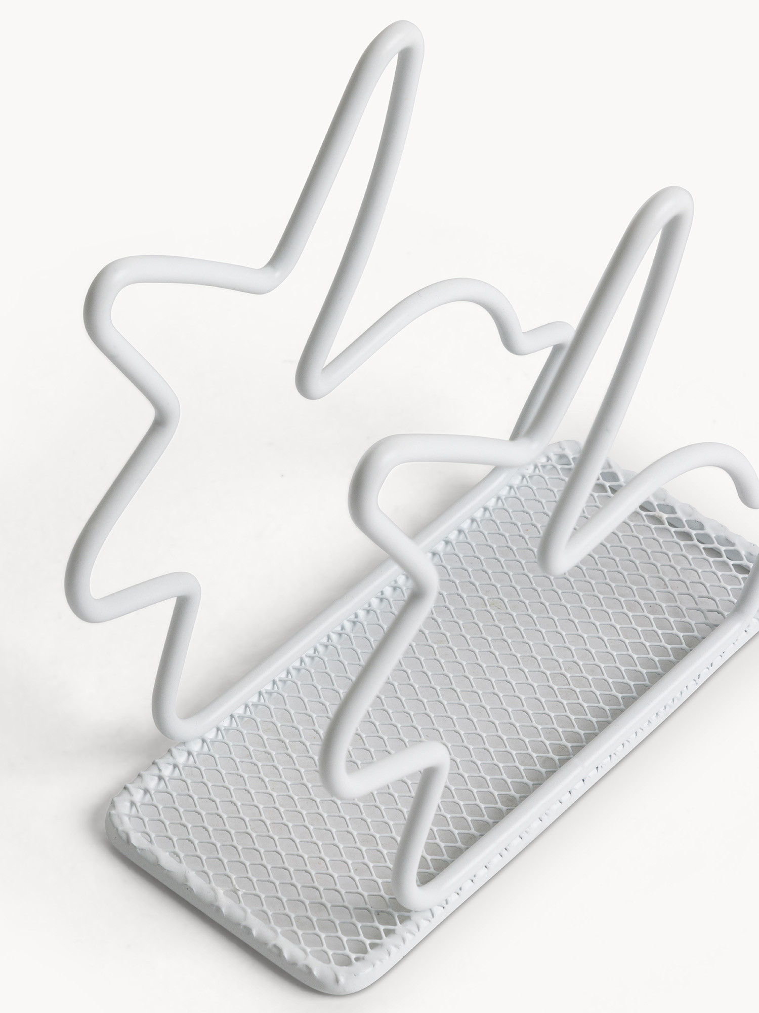 Porta tovaglioli ferro smaltato a coniglietto