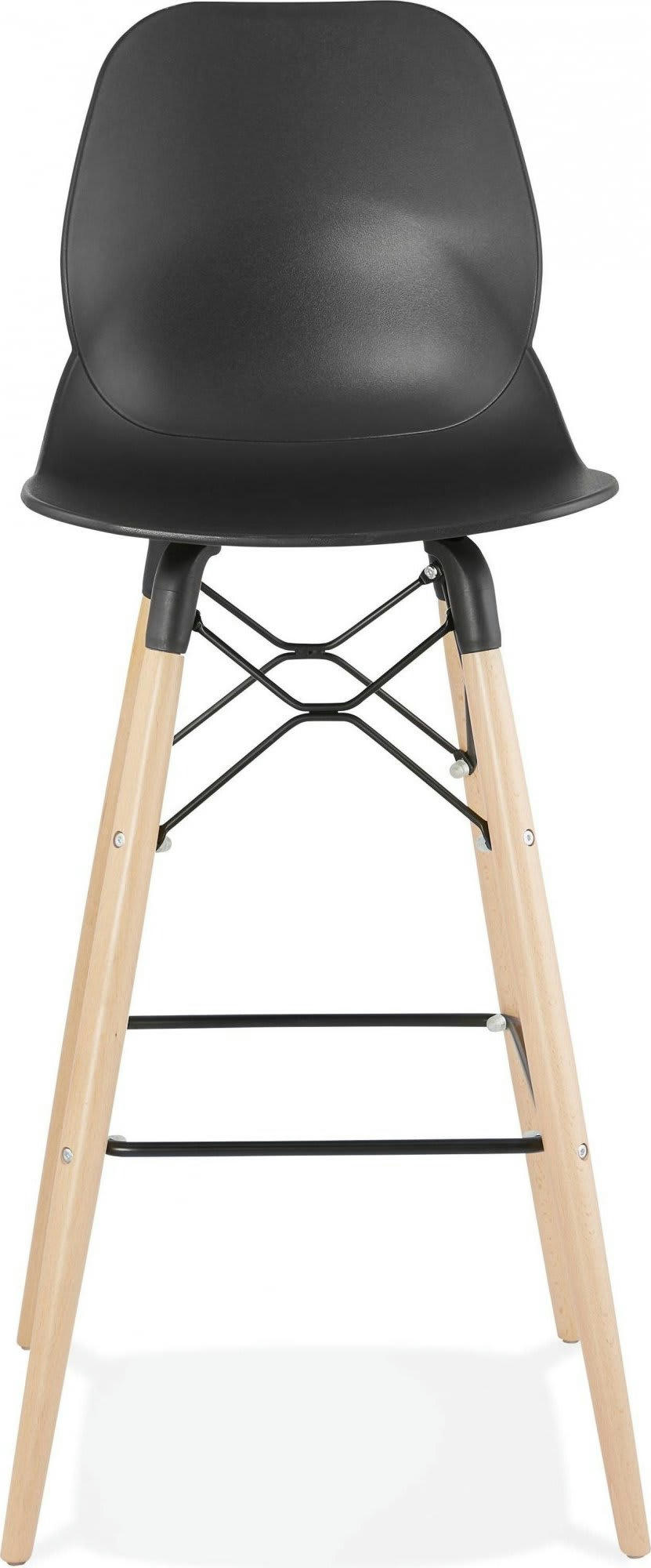 MARCEL - Tabouret de bar Polymère Noir H. assise 75 cm