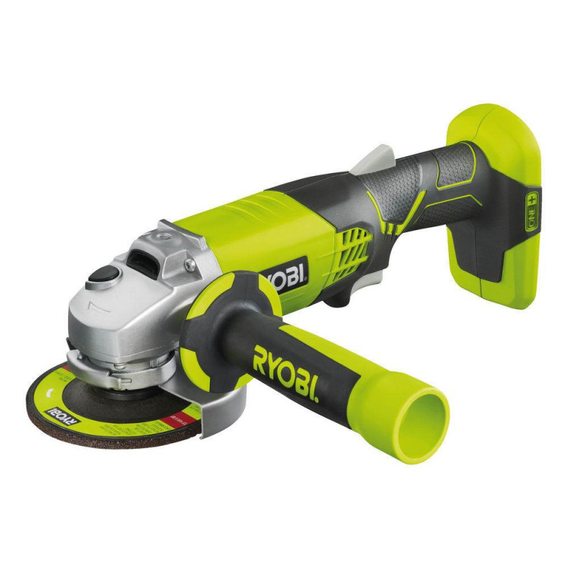 Pack perceuse visseuse à percussion et meuleuse d'angle sur batterie 4 Ah et 2 Ah 18 V RYOBI