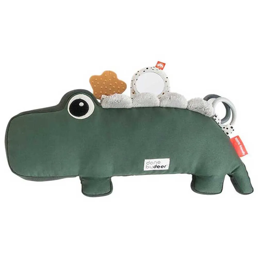 Done By Deer Tummy Time Activity Toy Croco