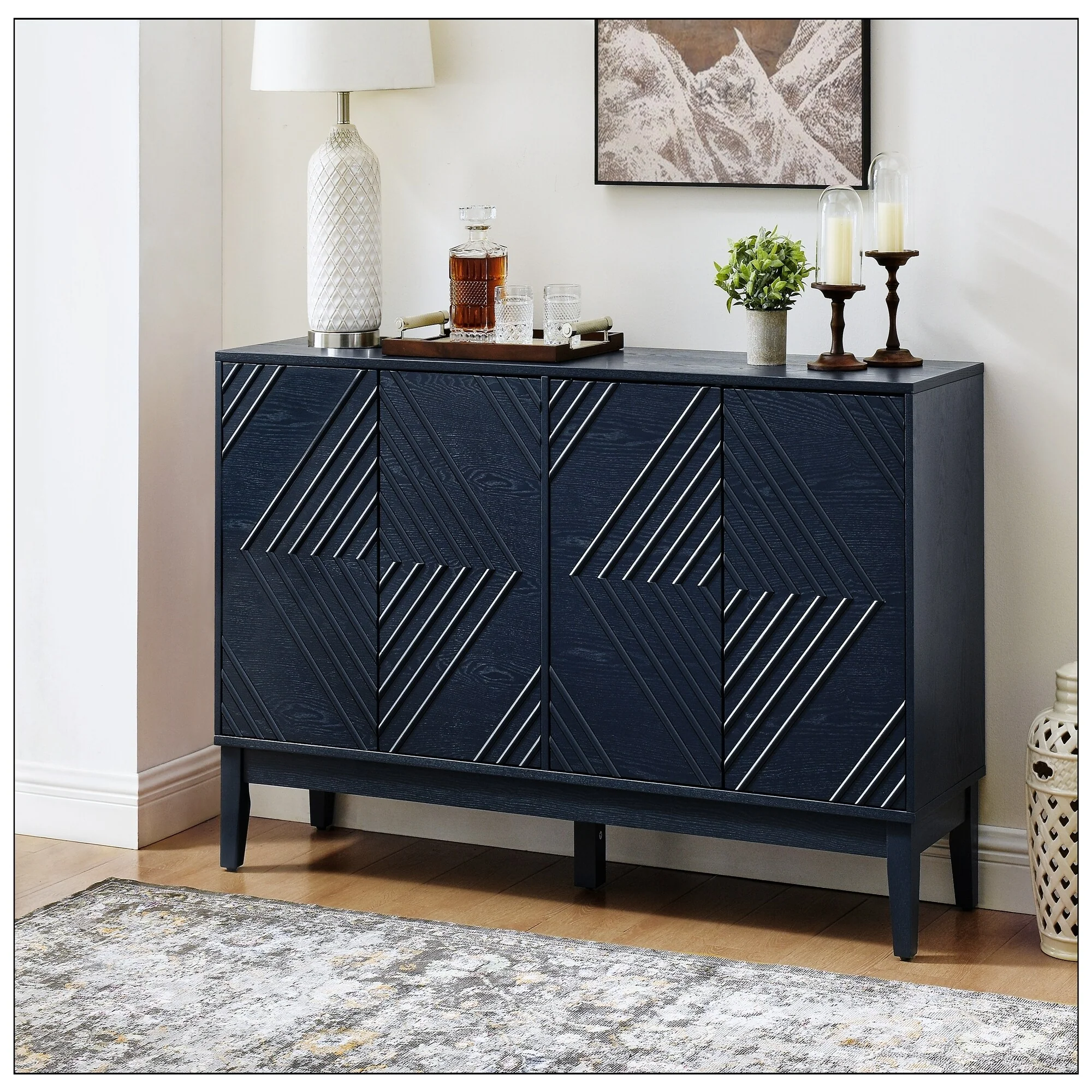 Farmhouse 60.5'' Buffet Cabinet with Storage