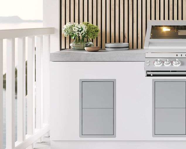 BeefEater Double Cupboard Drawer