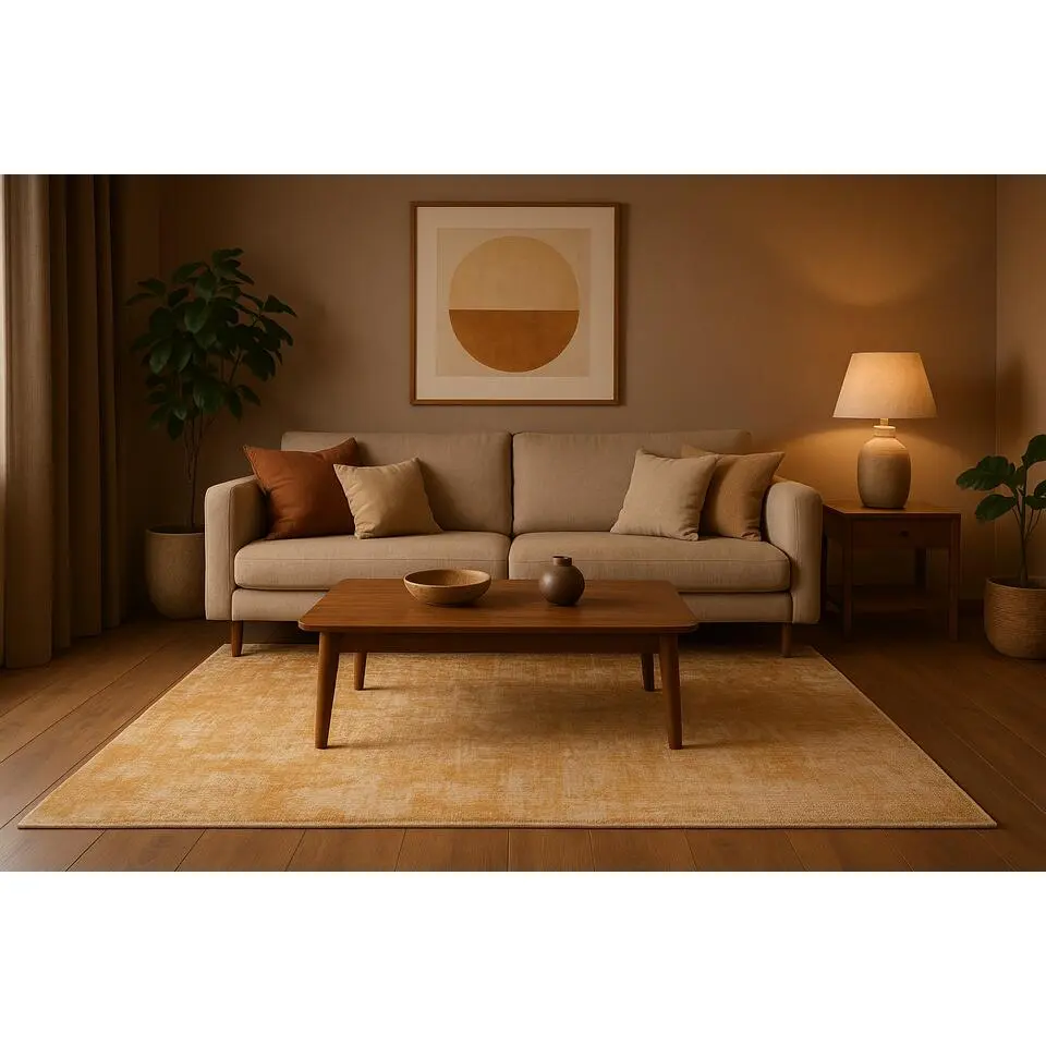 Dutch Lifestyle vloerkleed Lux 2 beige/oker - 160x230cm