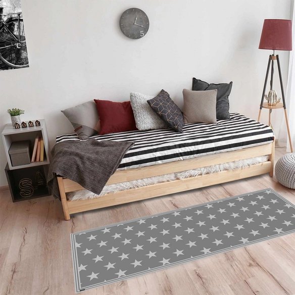 Vinyl Teppich »Mini«, BxL:180 cm x 68 cm, grau