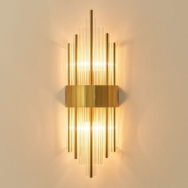 KINKIET ROYAL CRYSTAL GOLD Deluxe Vildevik 11602