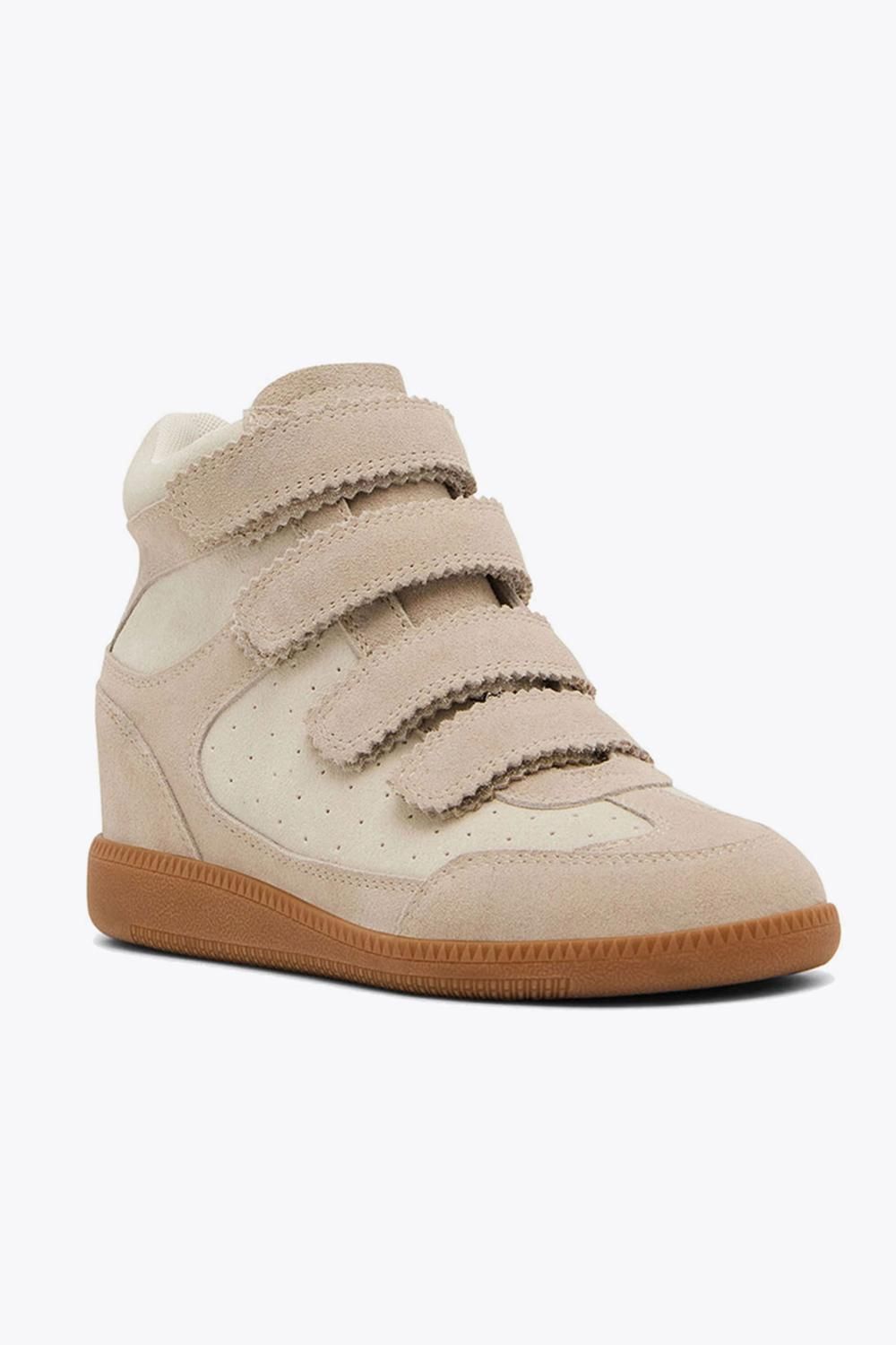 STEVE MADDEN Mustang Trainer Beige' Leather Trainers
