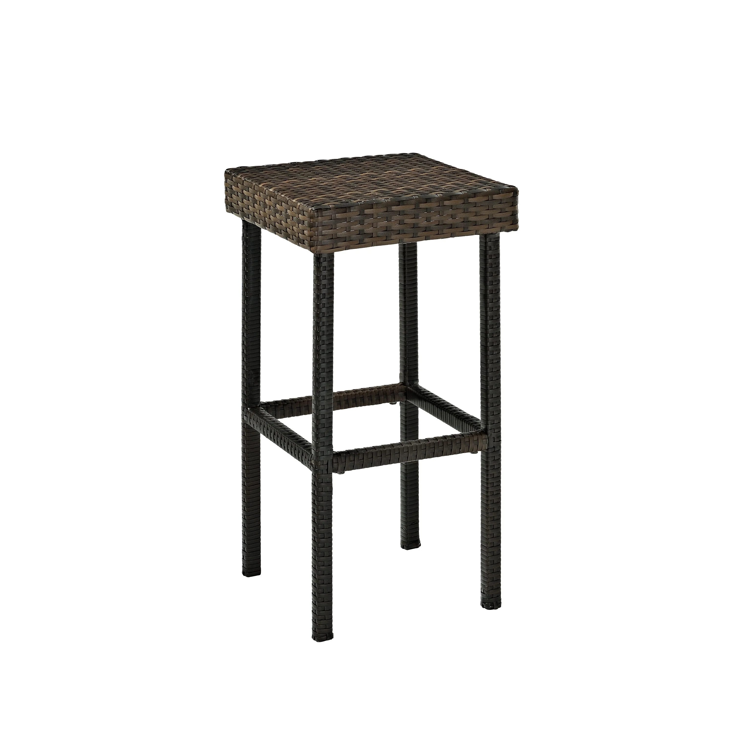 Crosley Palm Harbor Outdoor Wicker 29-inch Bar Height Stool (Set of 2)