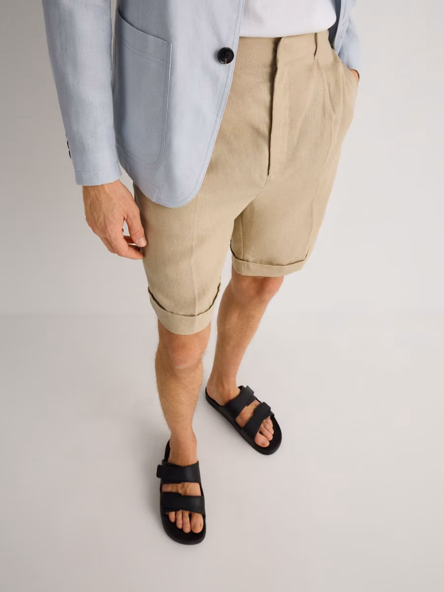 Linen Regular Shorts