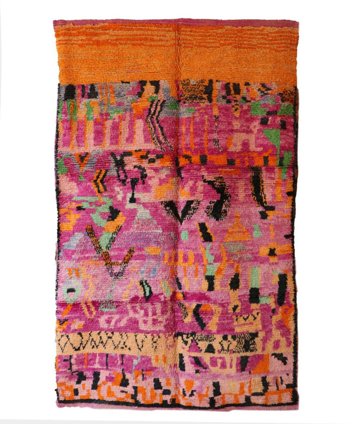 BERBERE - Tapis Berbere marocain pure laine 161x275