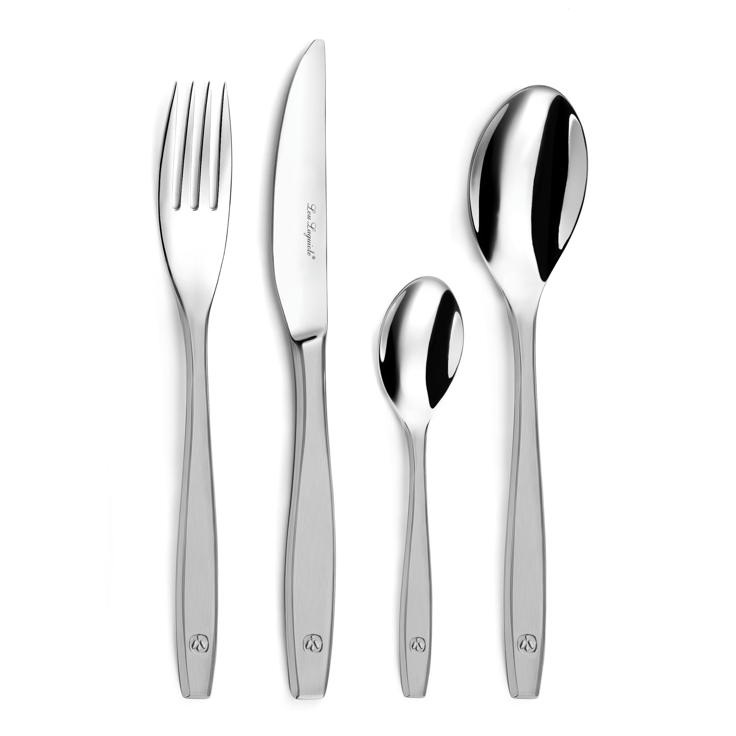 FIGURE - Ménagère 24 couverts en Acier Inoxydable