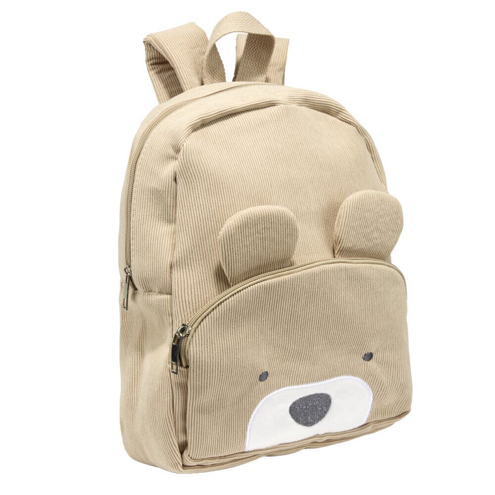 Sac à dos enfant ourson marron 24x10xH30cm