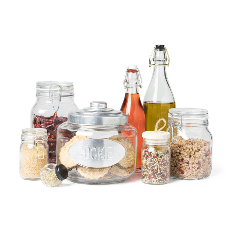 Voorraadpot met houten deksel - 250 ml