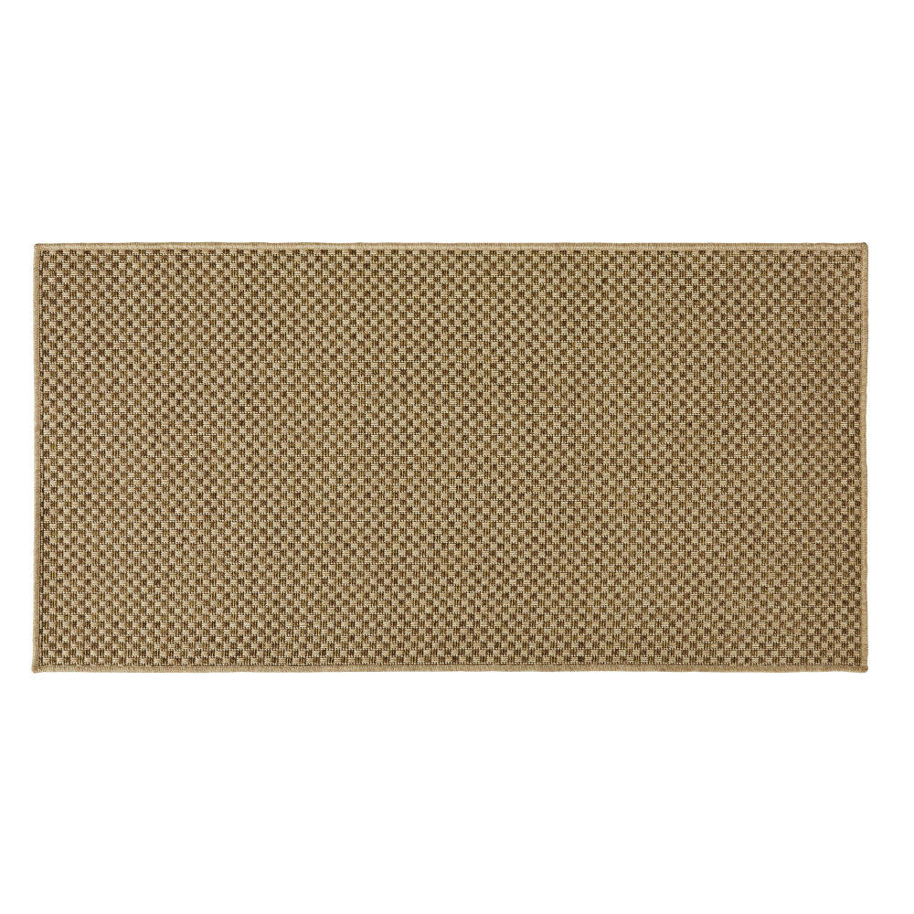 DOTTY - Tapis tissé en polypropylène beige 80x150