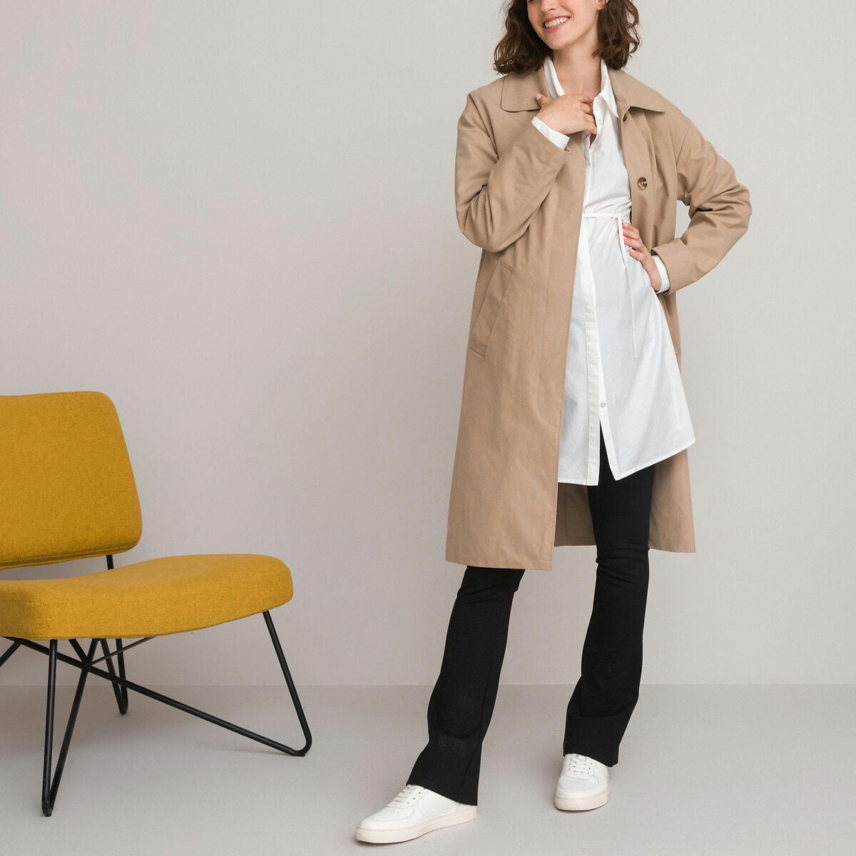 Chemise de grossesse, manches longues