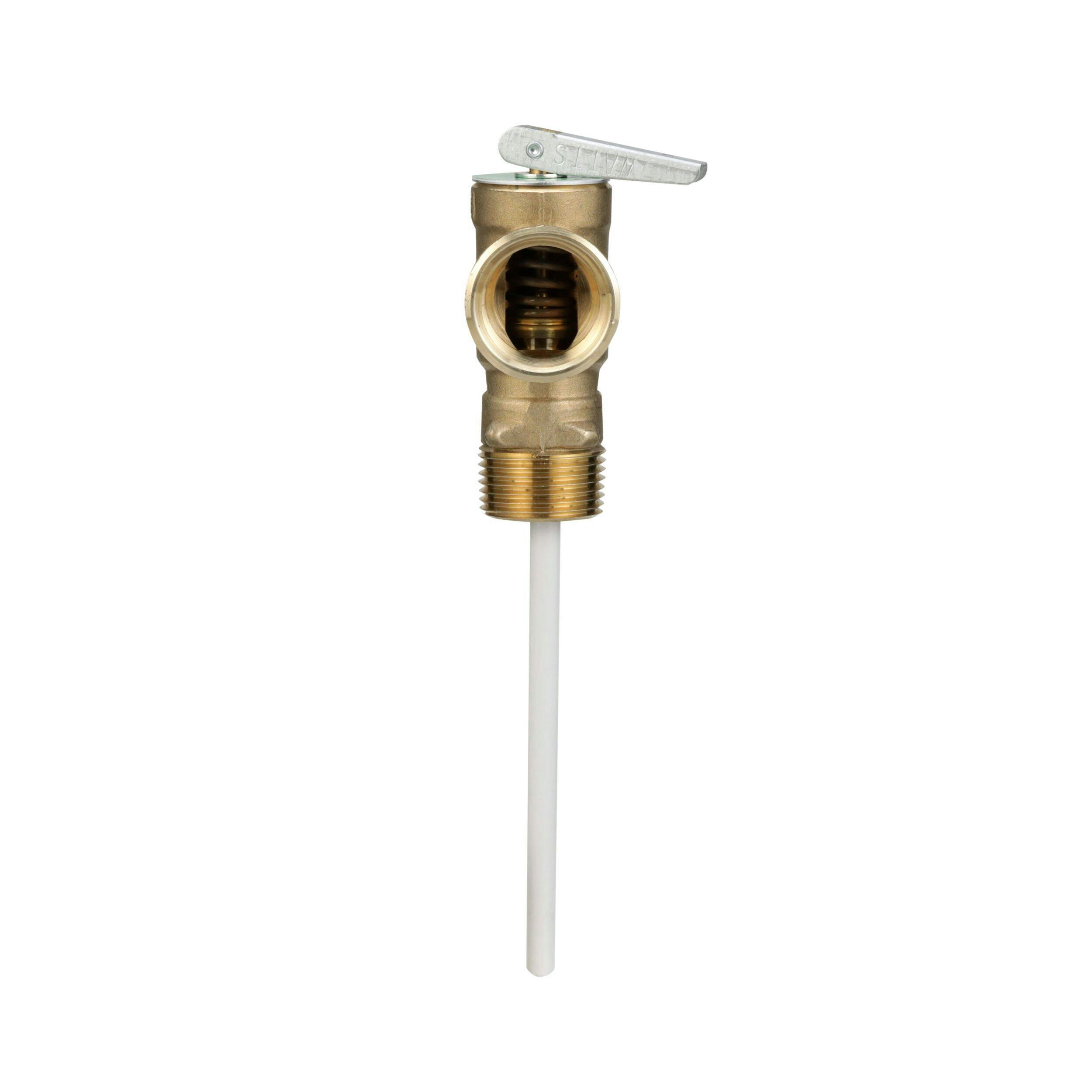 Watts T and P Thermostatic Valve, 3/4-in connection, Copper