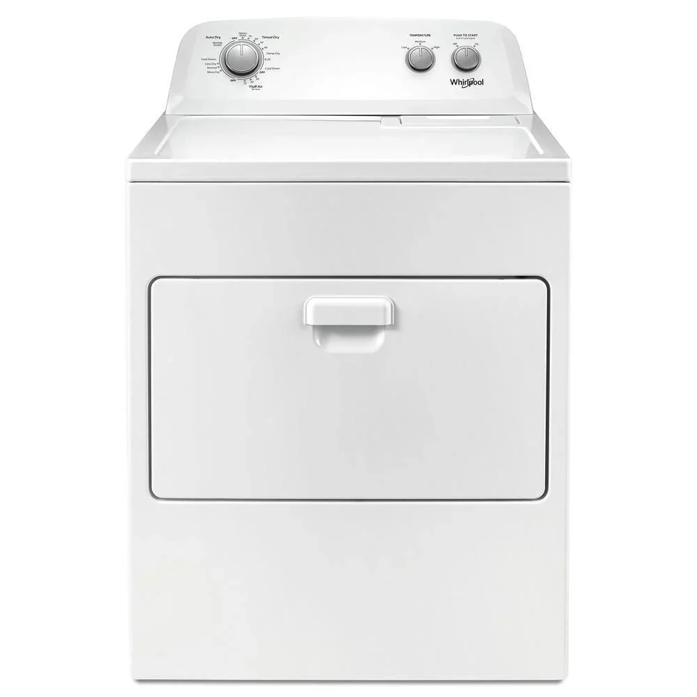 7.0 cu. ft. Electric Dryer, AutoDryTM System, Wrinkle ShieldTM, White