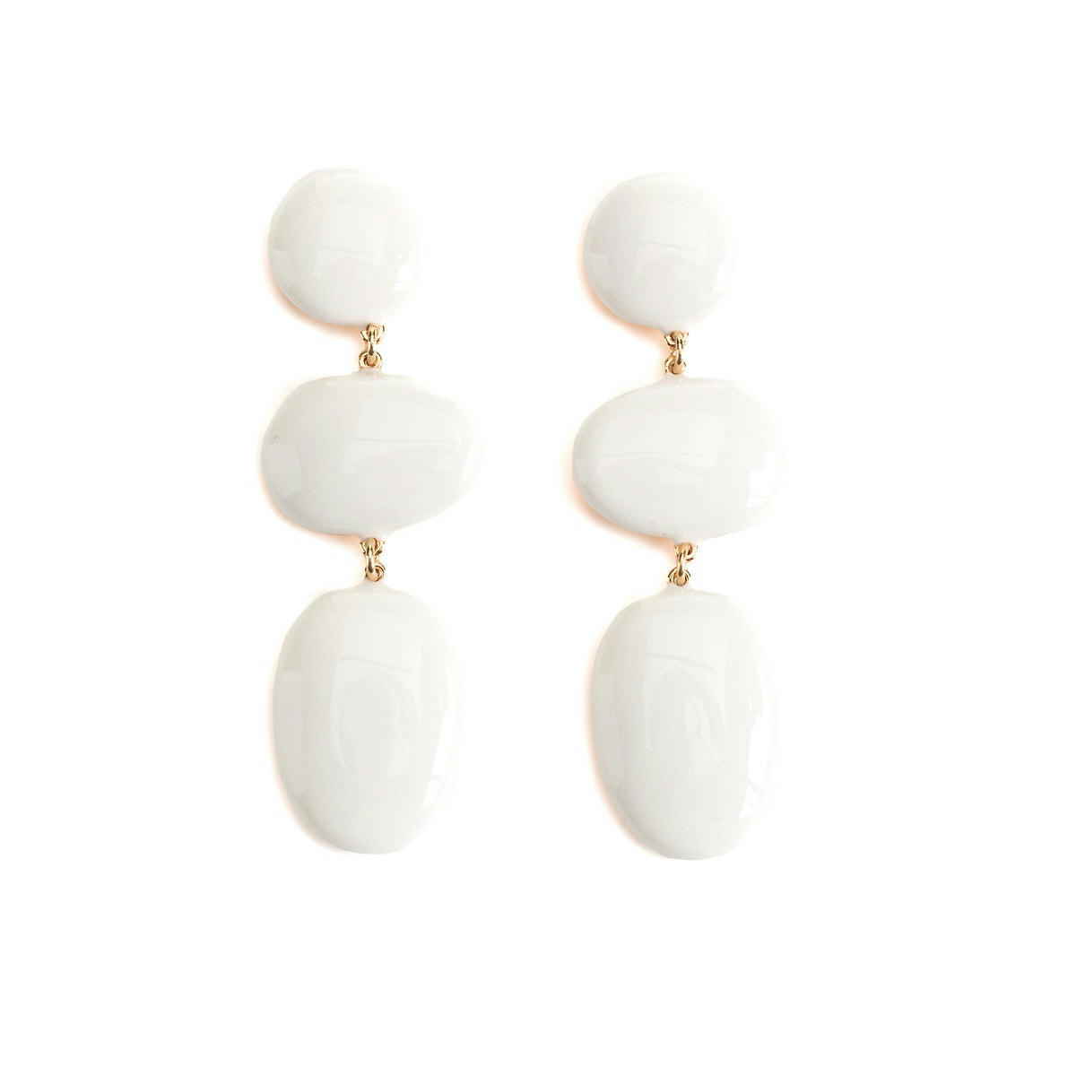 Boucles d'oreilles 3 galets