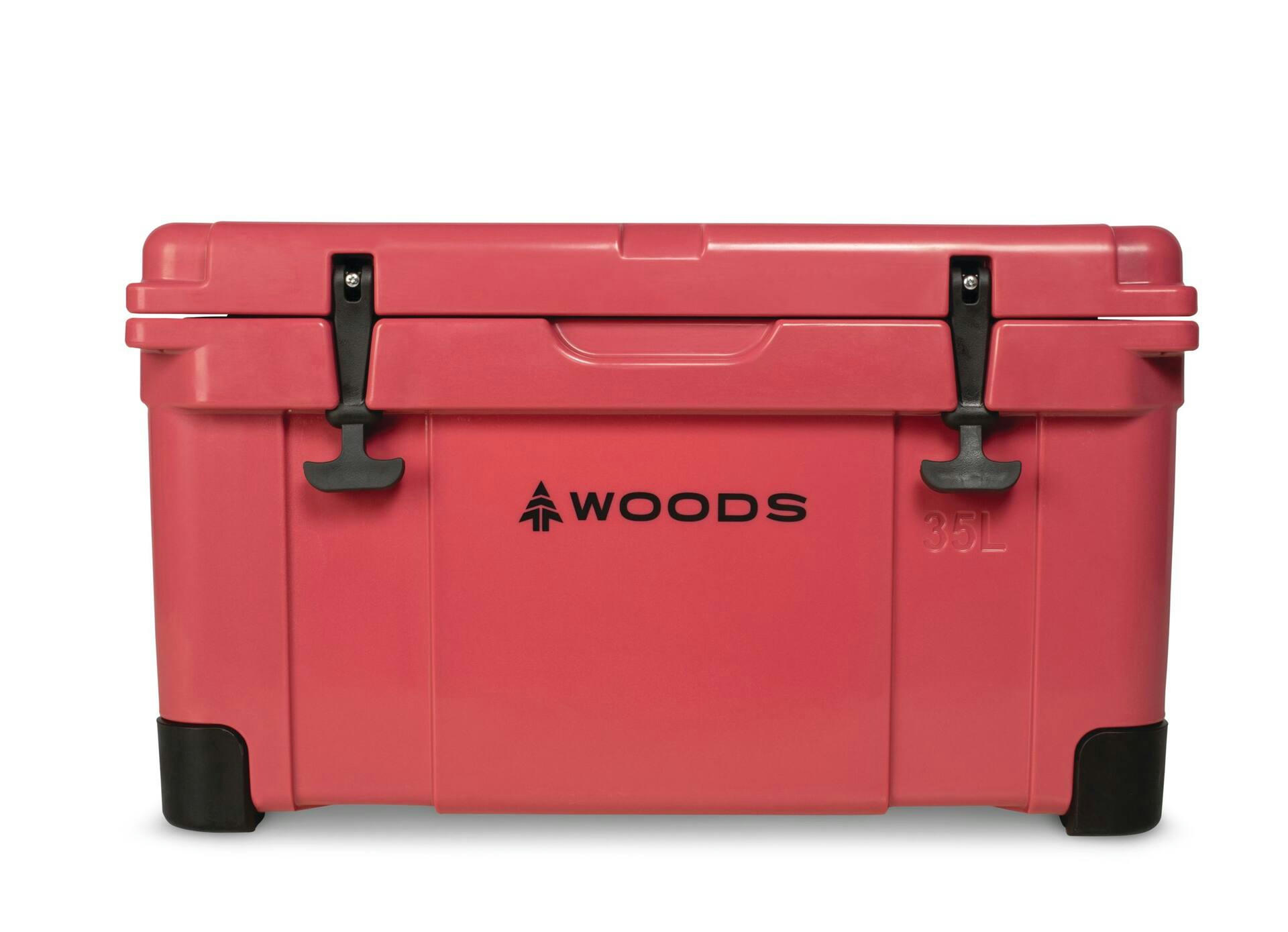 Woods ARCTIC Roto-Moulded Cooler, 35-L, Red