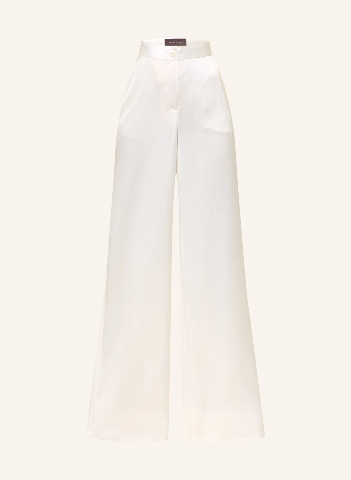 TALBOT RUNHOF Marlenehose aus Satin mit Galonstreifen