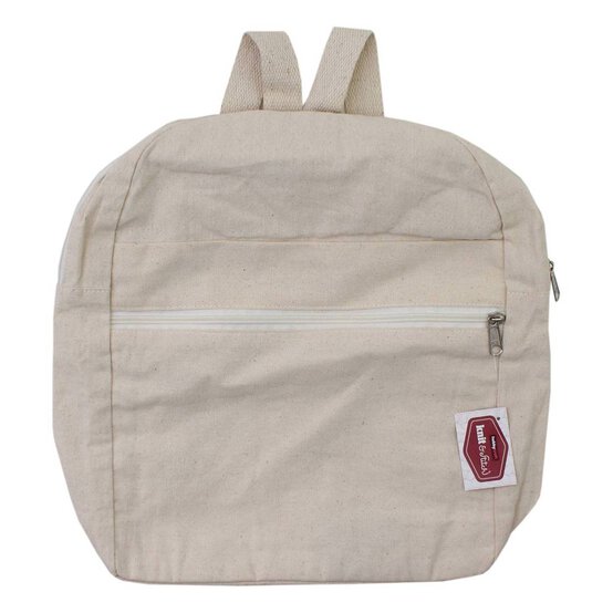 Natural Cotton Rucksack Bag