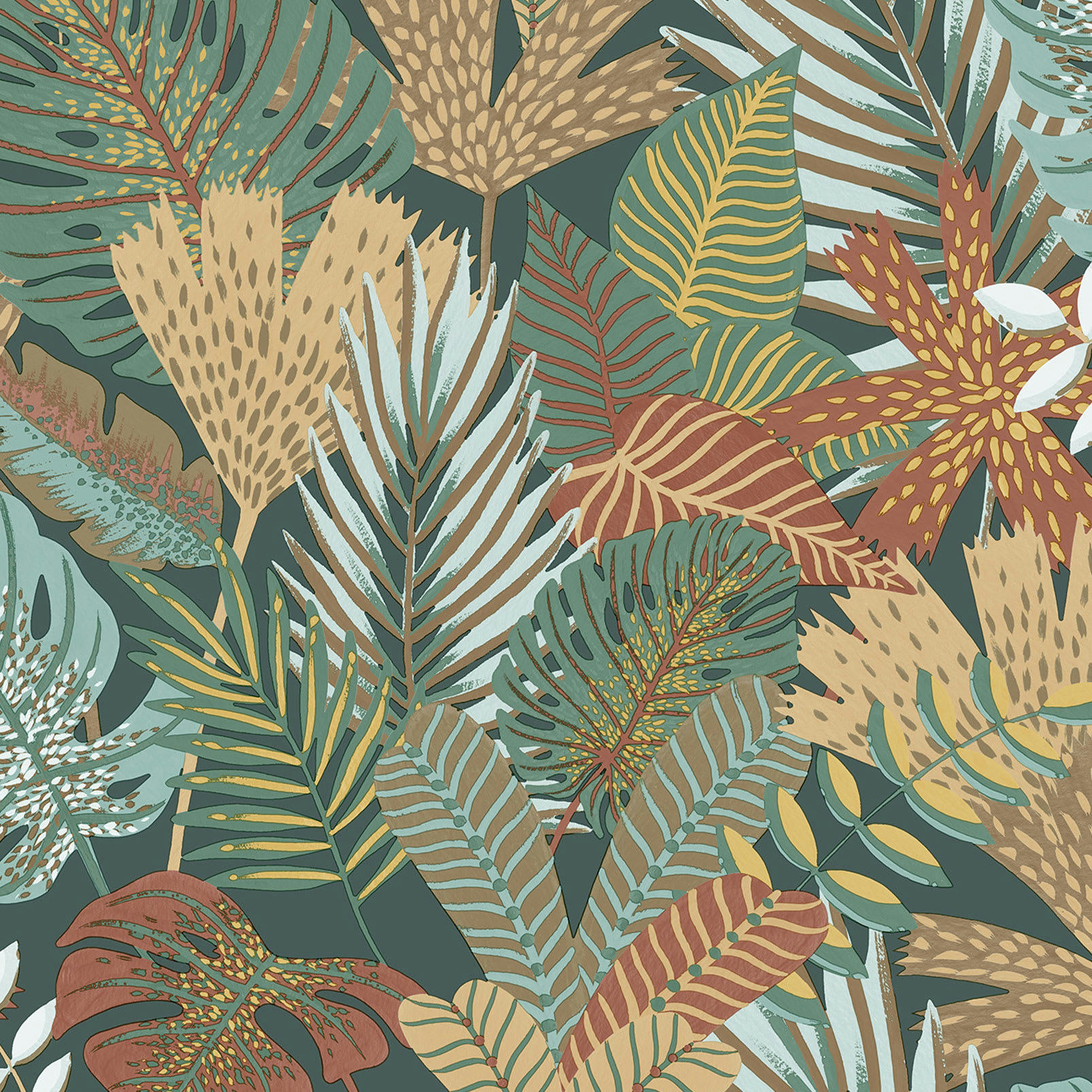 - Papier peint tropical Botany 0,53x10 mètrescm