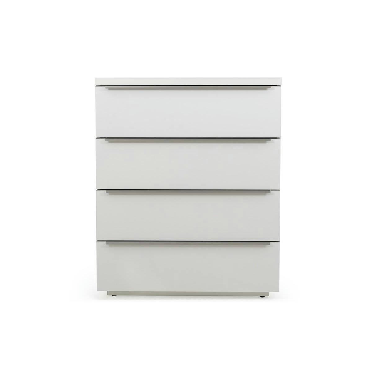 MILLIMY - Commode haute 4 tiroirs en bois