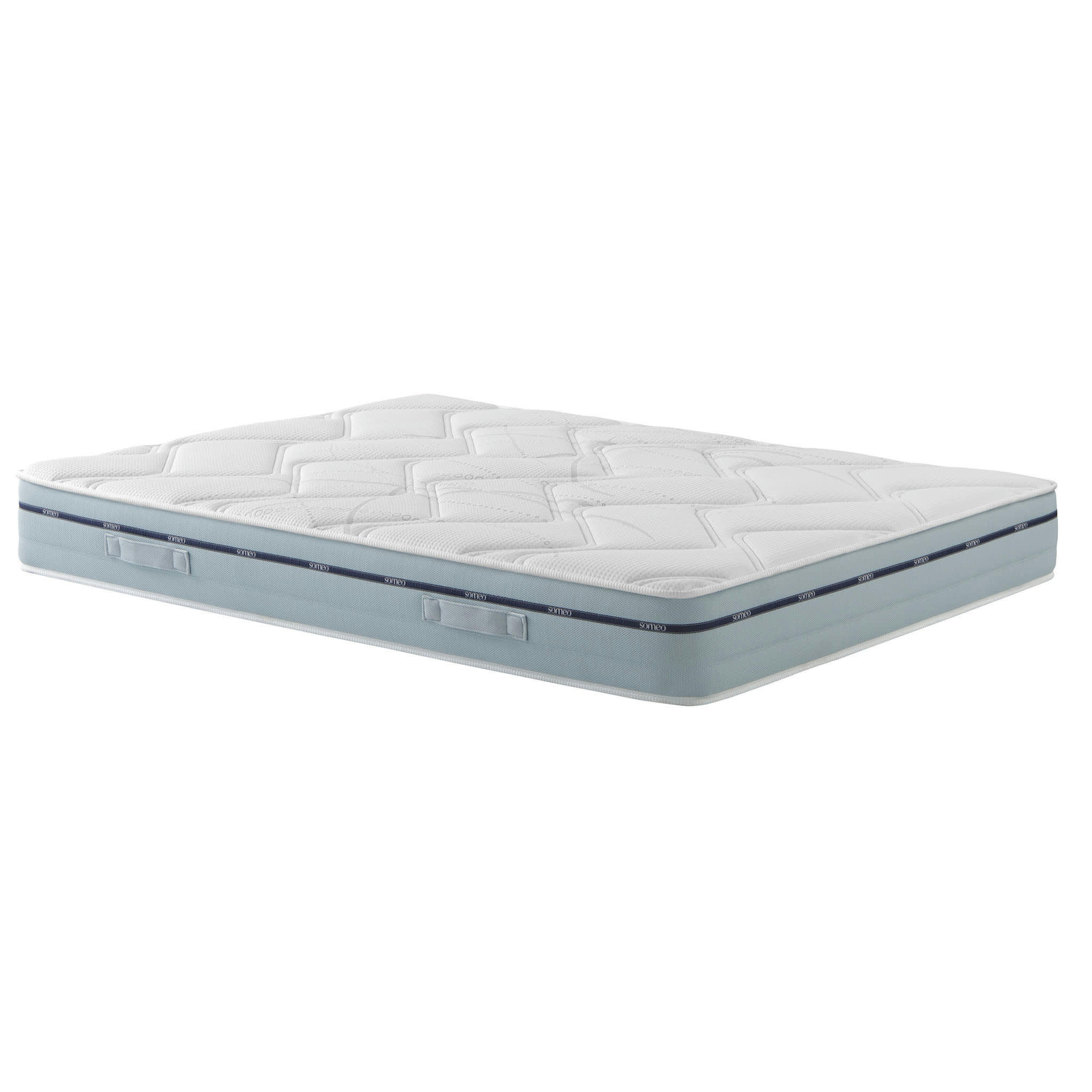 SONGE 500 - Ensemble matelas mémoire de forme, sommier et pieds 180x200