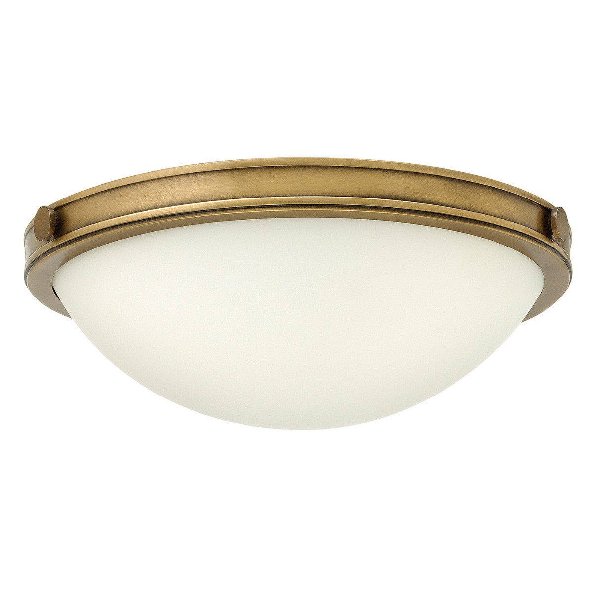 Plafonstary mosiądz-biały okrągły 34,6cm Collier 2xE27x40W IP20 Hinkley