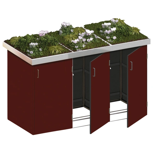 Mülltonnenbox »BINTO«, 215 x 129 x 90 cm (BxHxT), 2.496,15 Liter
