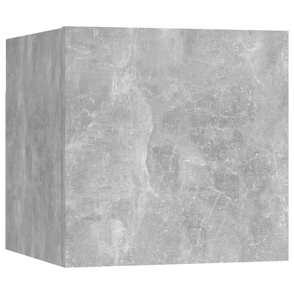 Szafka Nocna Stolik Komoda Szara z Drzwiami Do Sypialni 30,5x30x30 cm