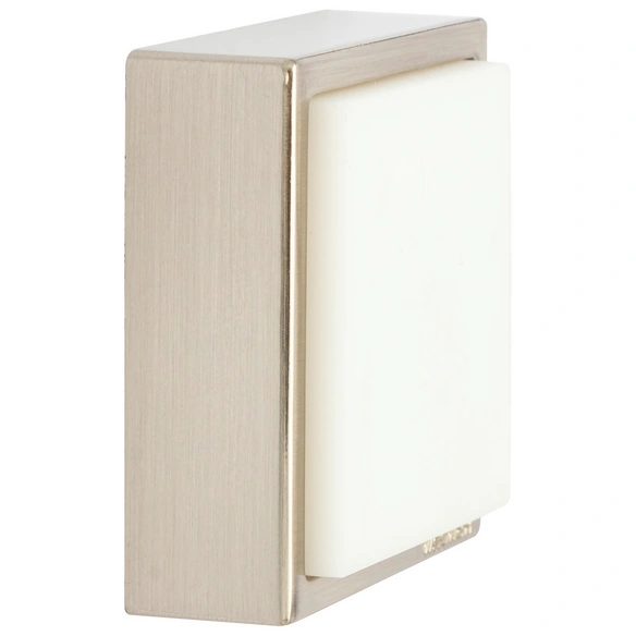 Wandtürstopper, Metall, BxH: 40 x 15 mm, zum Schrauben oder Kleben/ablösbar