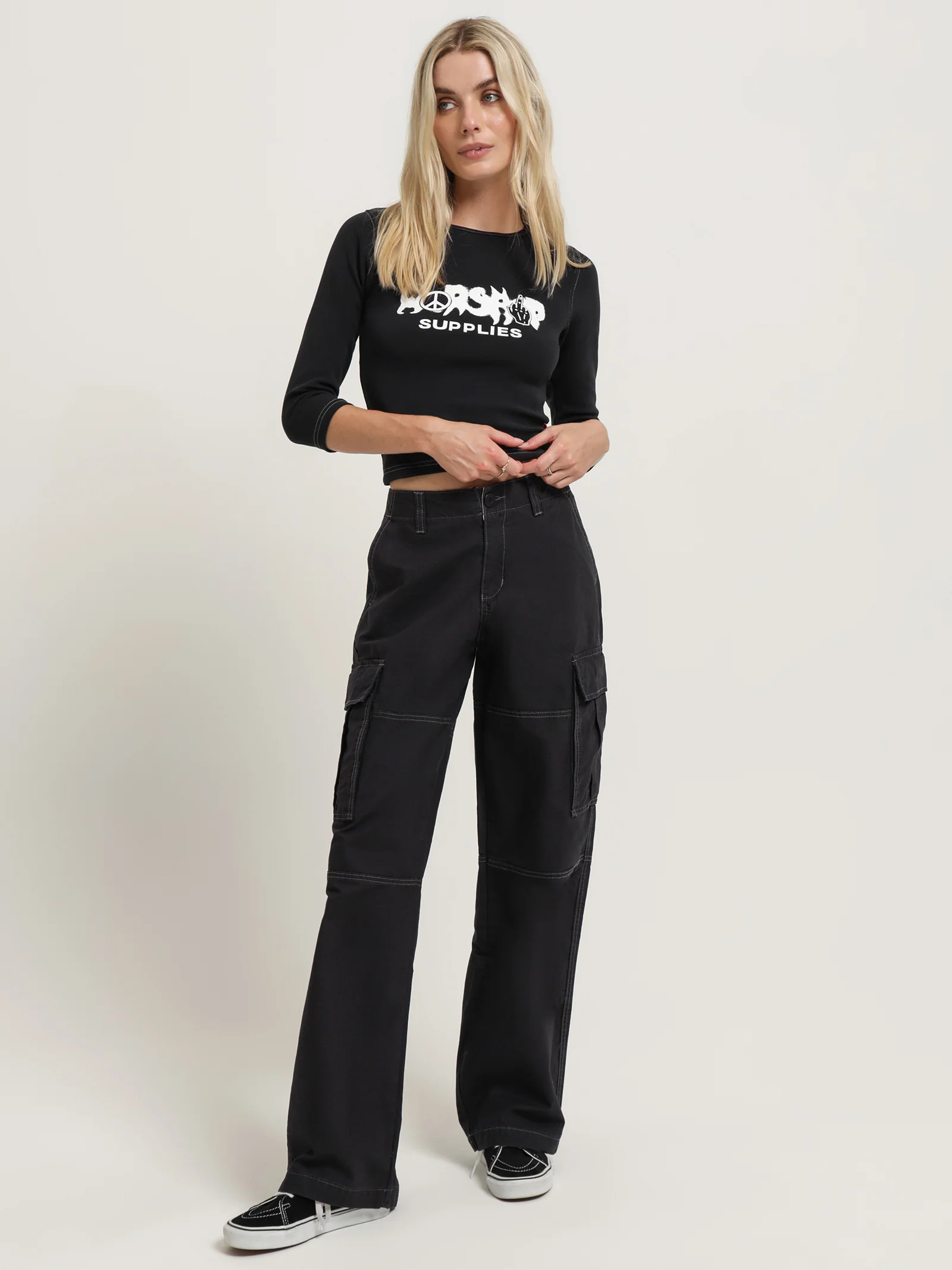 Pure Micro Mayhem 3/4 Sleeve Top