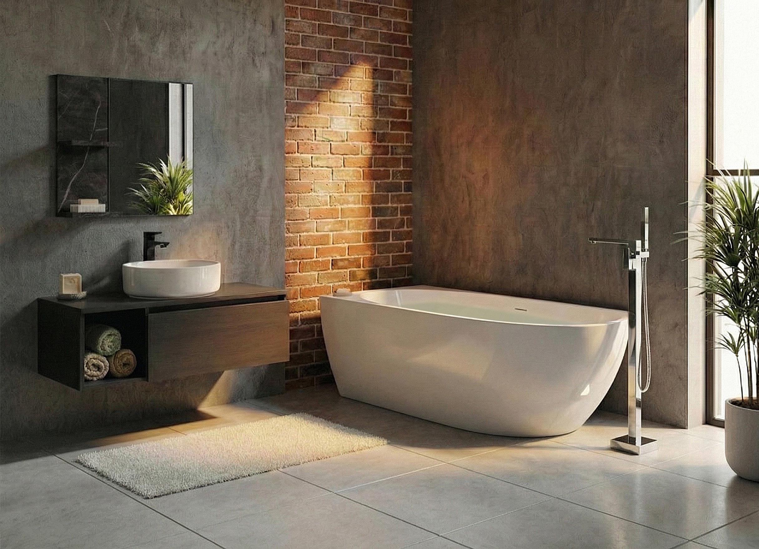 Corner Bath PARNAIBA Right Hand 1700 x 800 mm White
