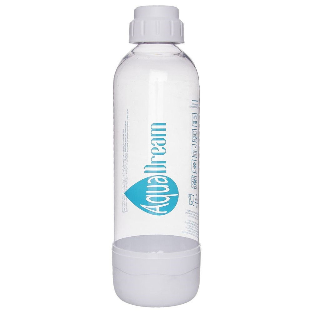 Butelka na wodę do saturatora biała AQUADREAM 1,1 l