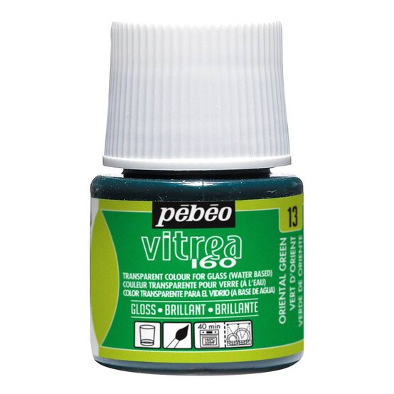 Pebeo Oriental Green Vitrea 160 Paint 45ml