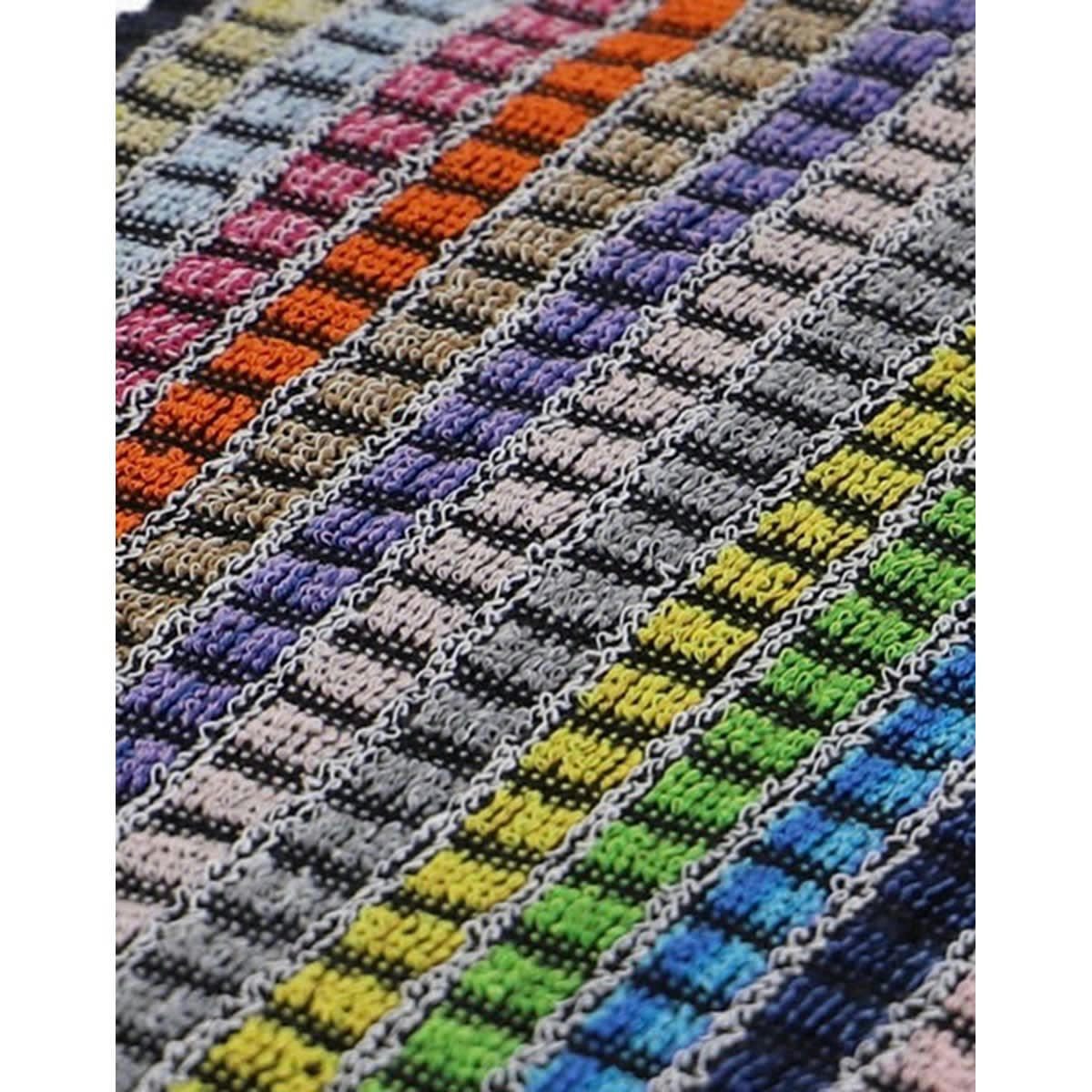 TORCHON MINEUR PAR 12 - Lot de 12 torchons éponge mineur en coton bleu marine