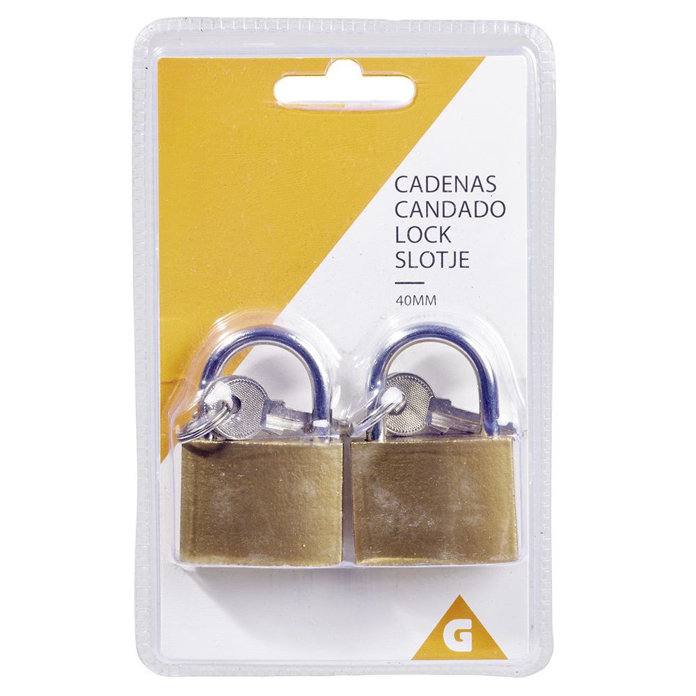 Cadenas x2 avec clé x4