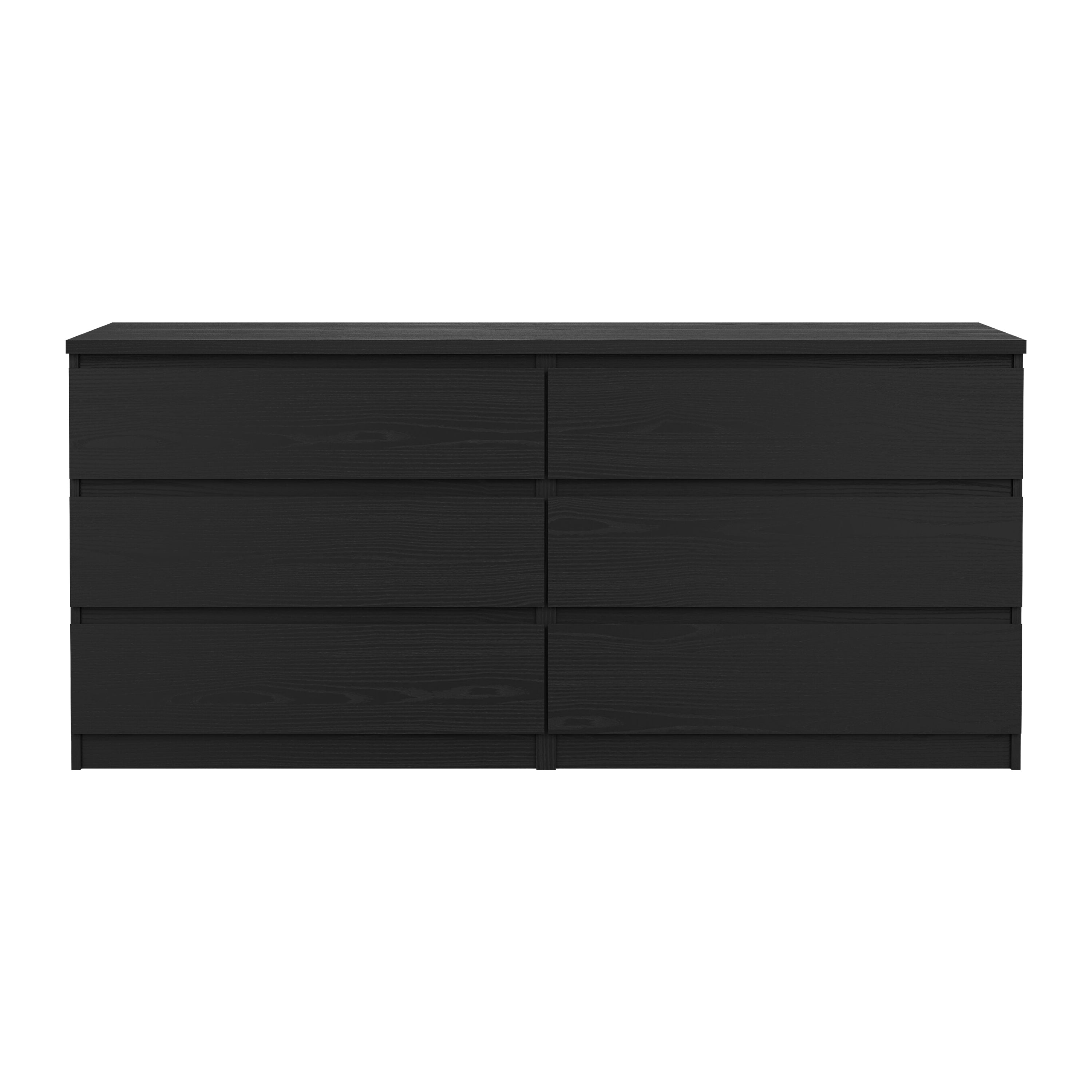 by fonQ basic Slide Ladekast - 6 lades - Zwart