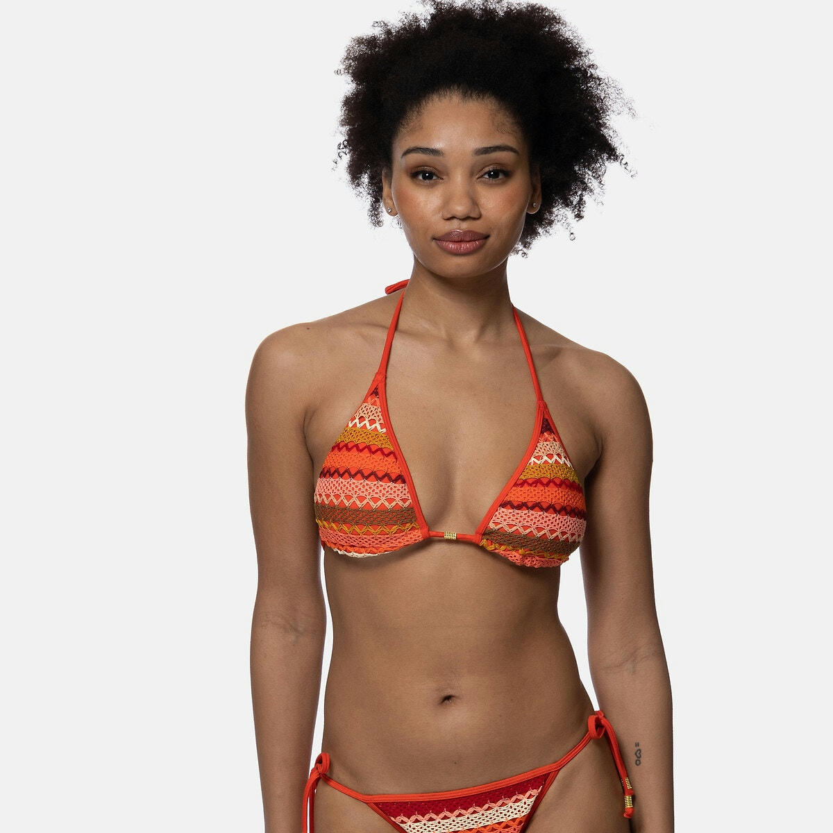 Haut de bain triangle crochet Porto Novo