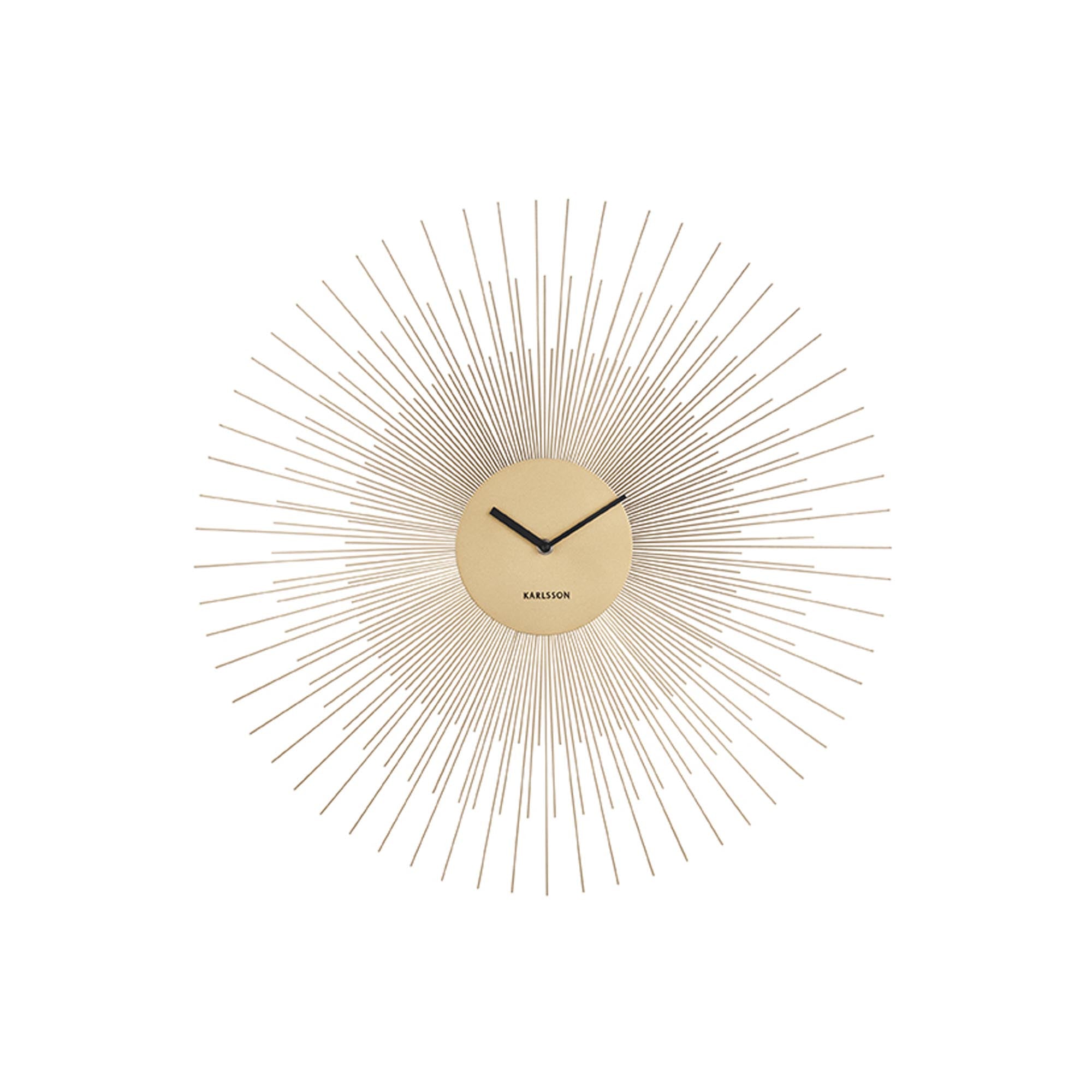 Karlsson wandklok - goud - Ø60cm