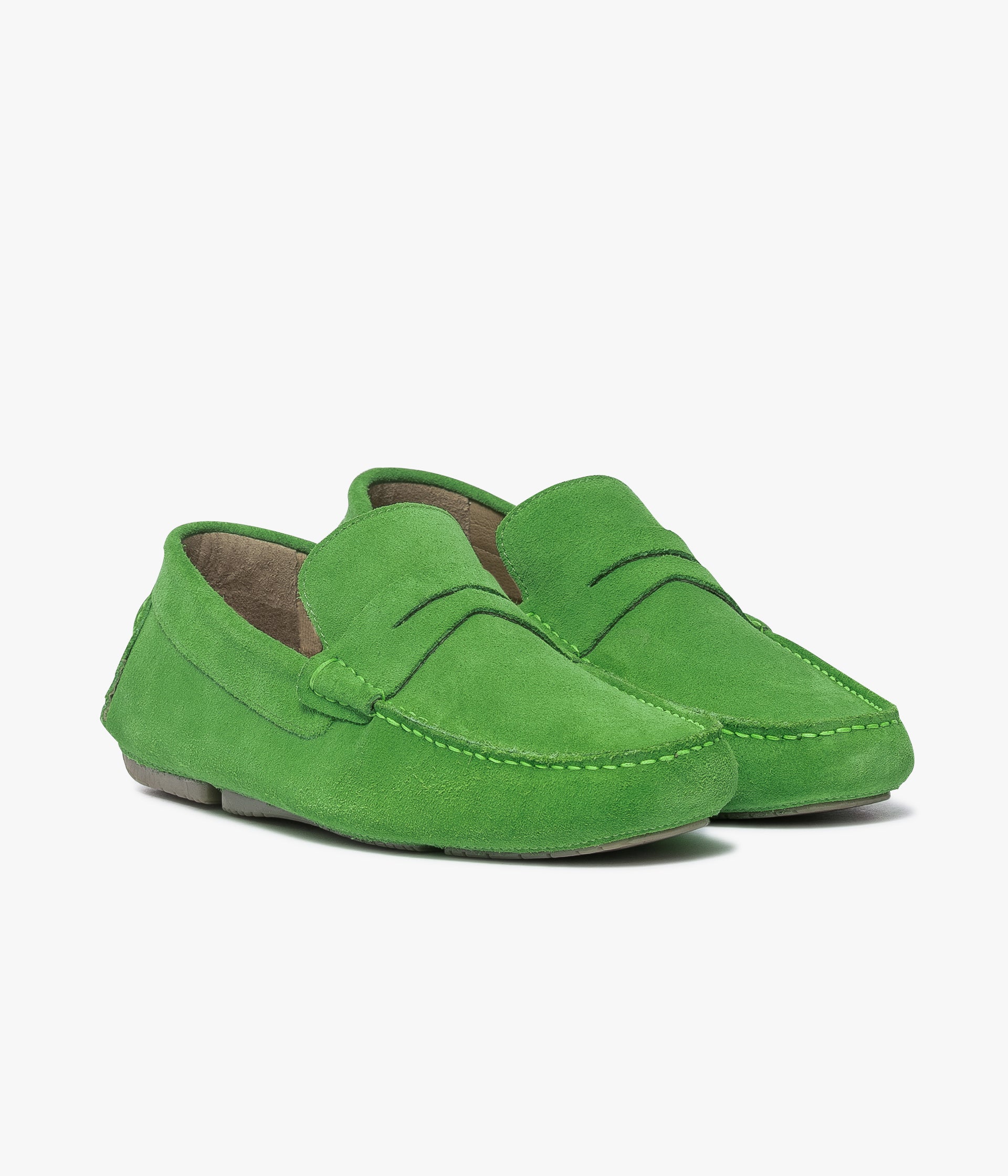 Mocassin Sésame vert