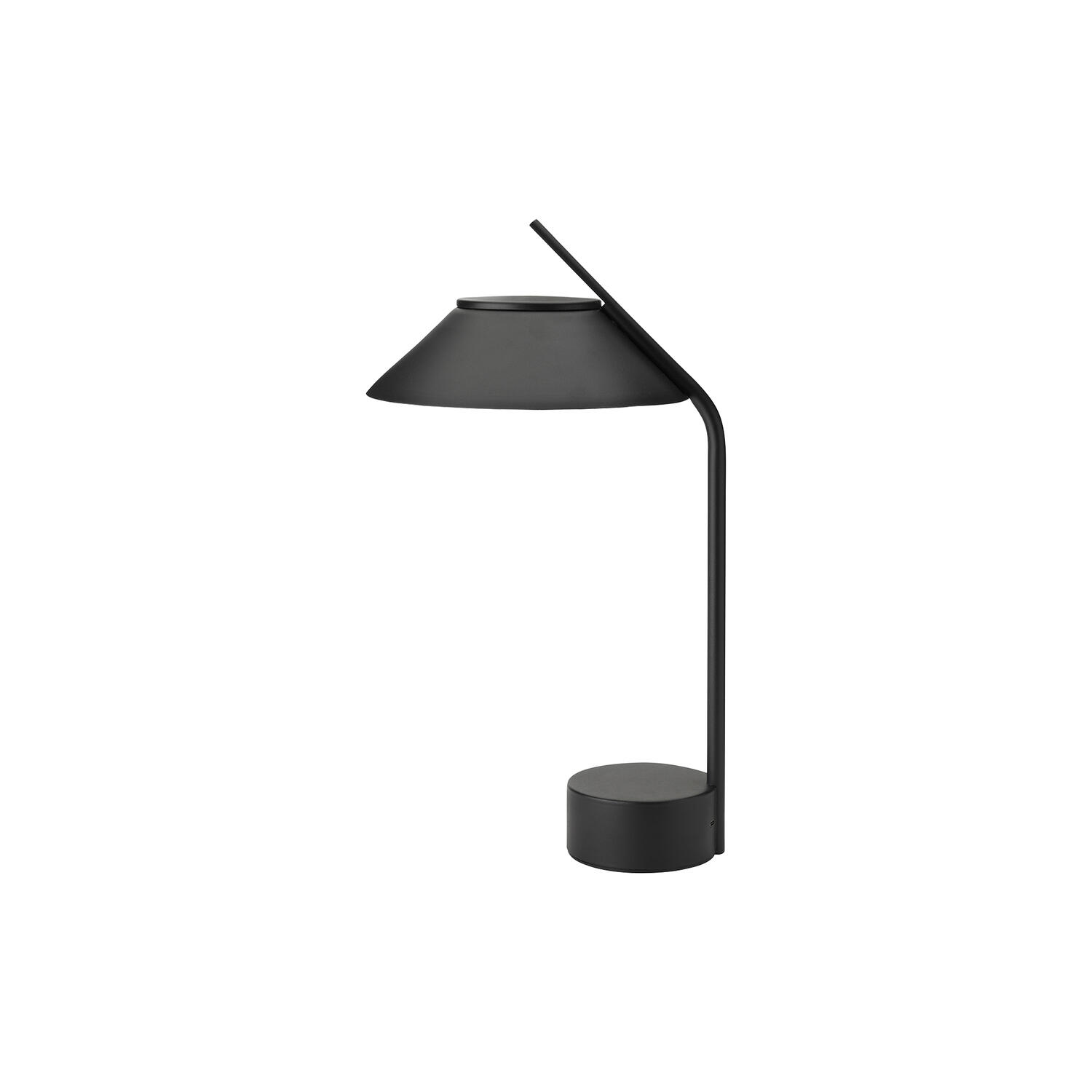 Vinkel LED portable lampe, black