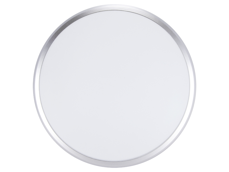 Lampa sufitowa zewnętrzna Planar LED ztworzywa sztucznego srebrna