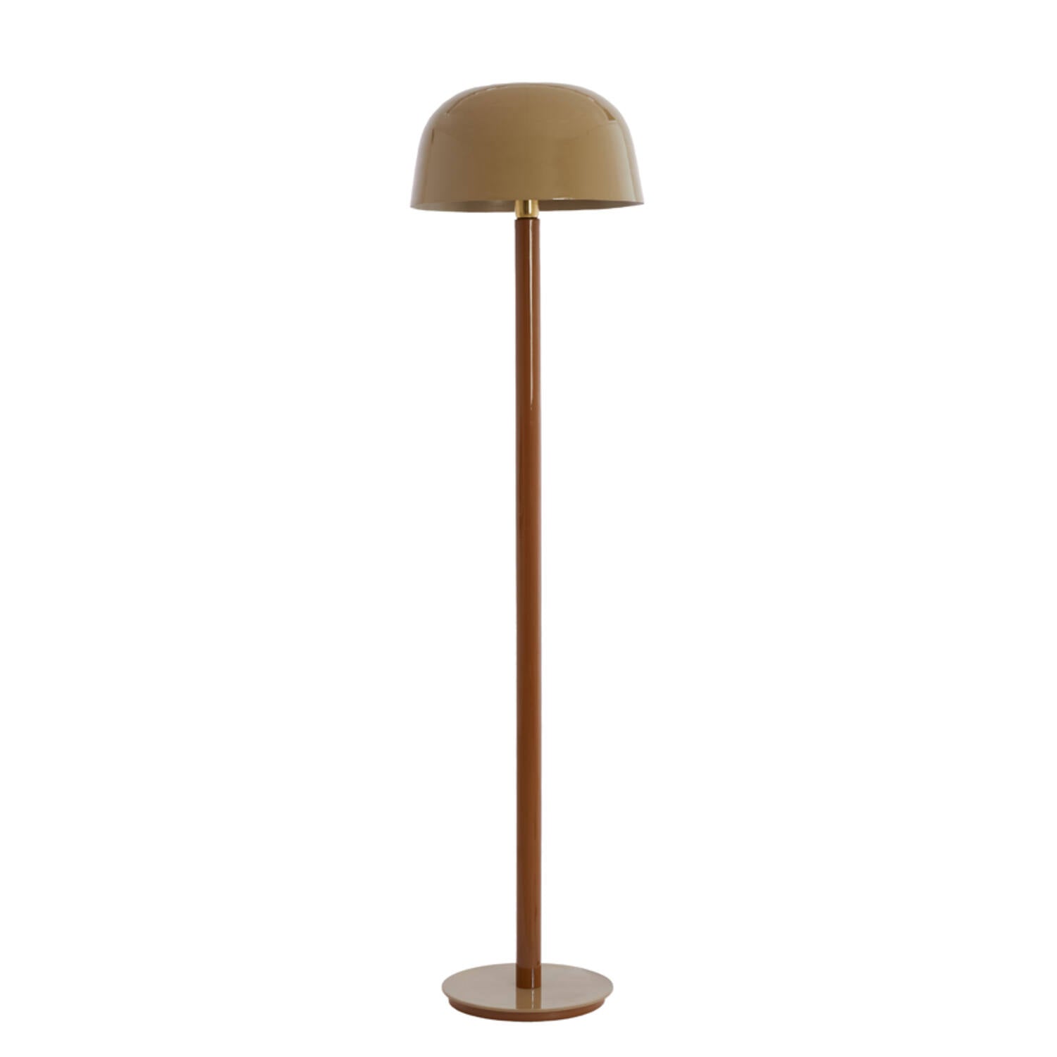 Light & Living - vloerlamp - Marivet - bruin - metaal - Ø 40cm - E27