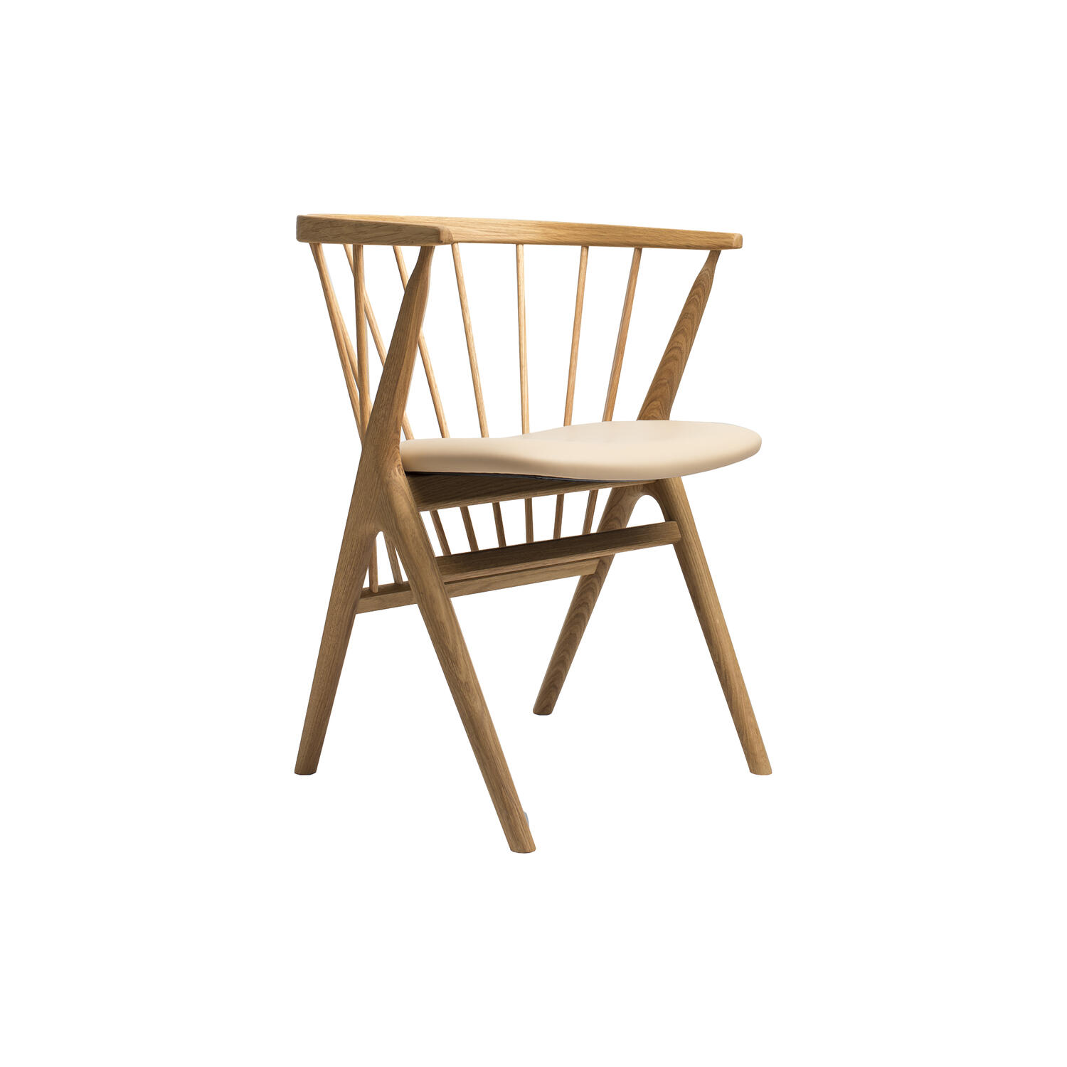 Sibast No 8 spisestol, olieret eg/honey