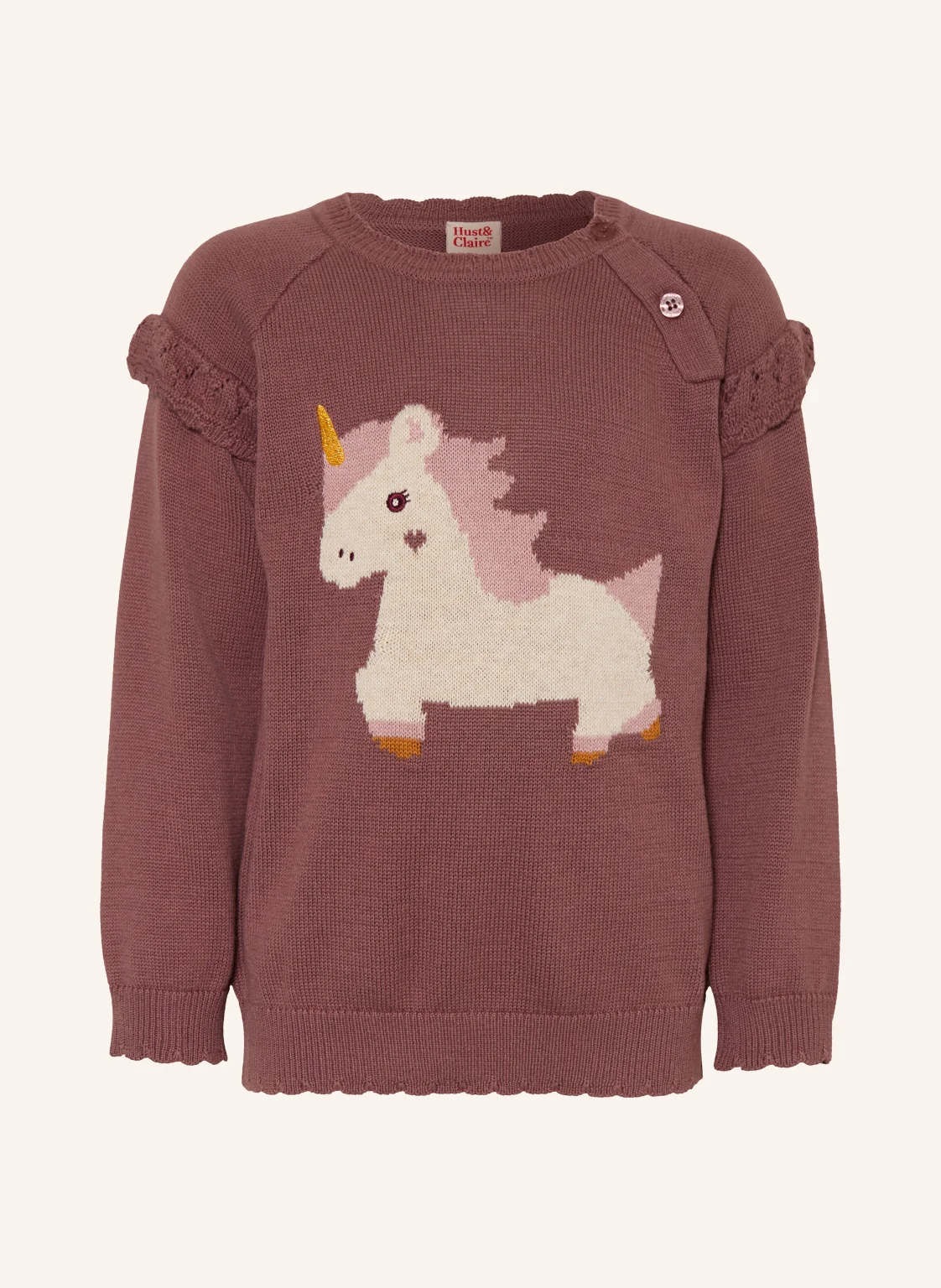 HUST and CLAIRE Pullover HCPUSLE mit Rüschen
