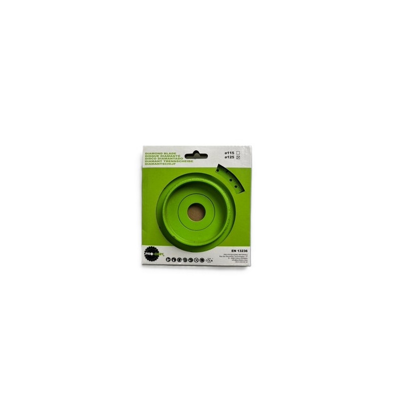 Disque diamant V-Tech pour coupe et chanfreinage 125 x 22,23 x 4 mm PRO-DIAM