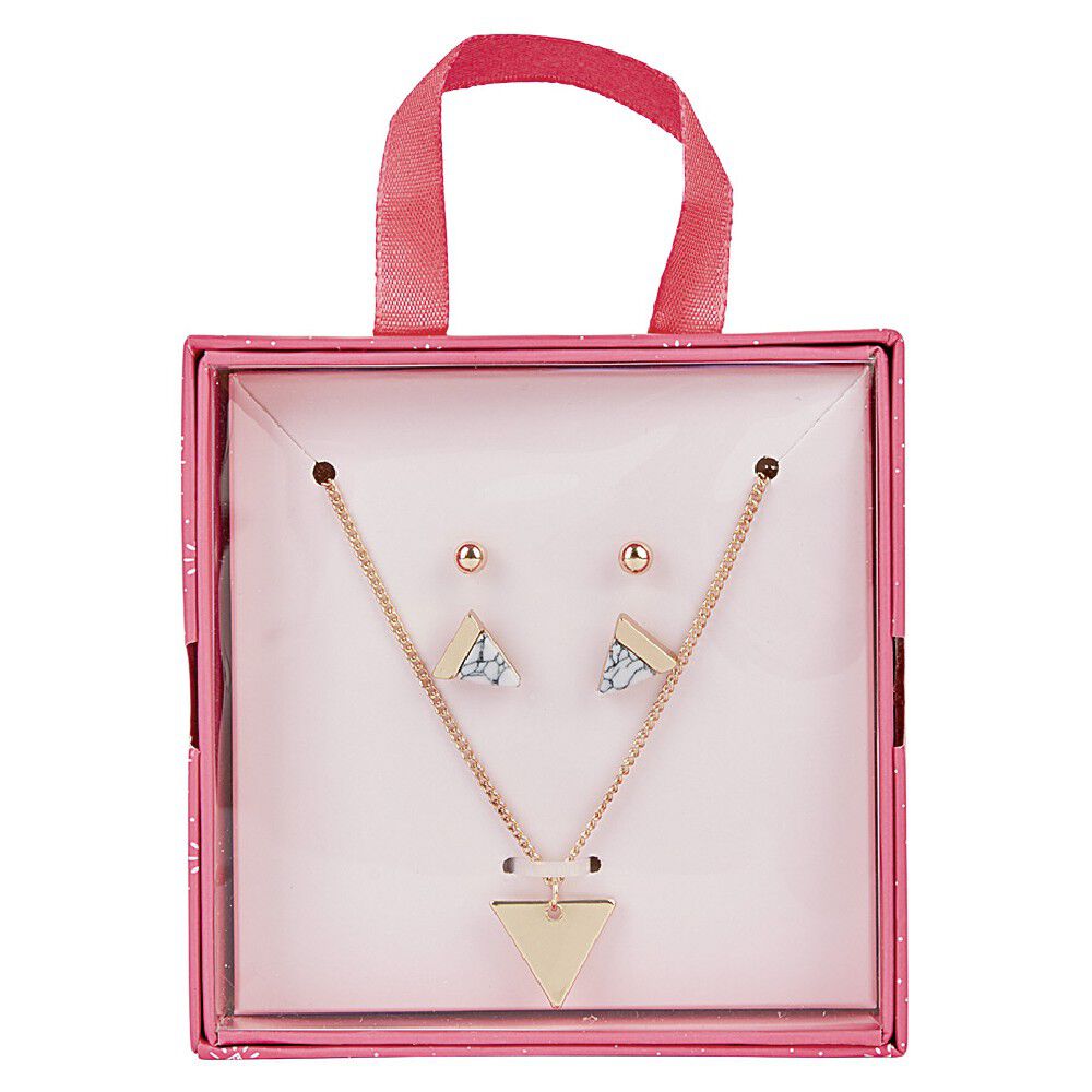 BoÎte de 5 bijoux dorés assortis