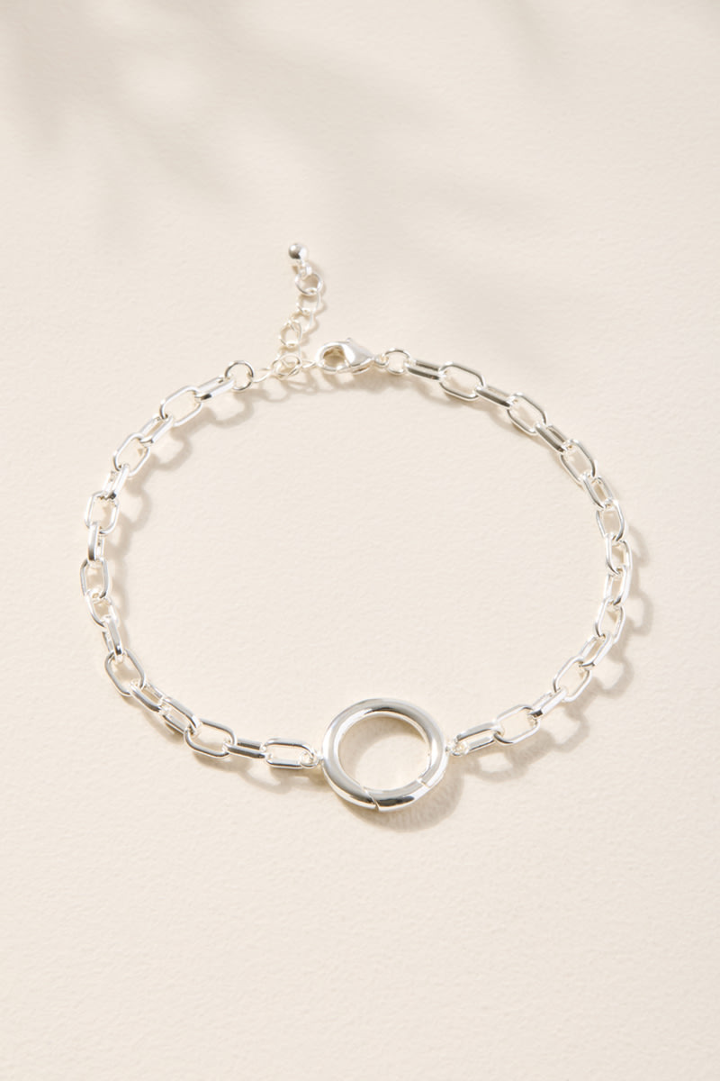 Cluster Charm Bracelet Base Silver